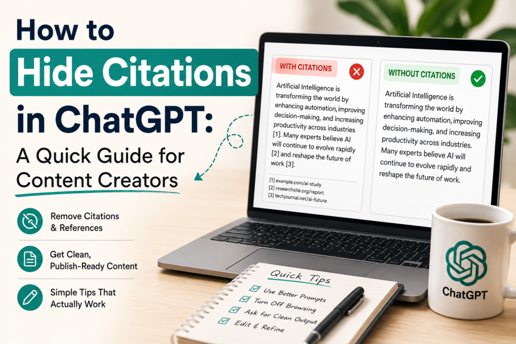 How to Hide Citations in ChatGPT