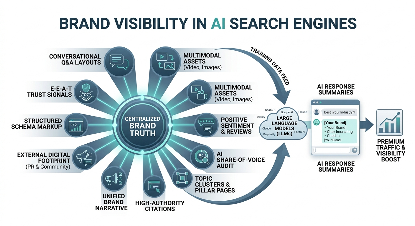 10 Powerful strategies : What Strategies Improve Brand Visibility in AI Search Engines? 1 Brand Visibility in AI Search Engines