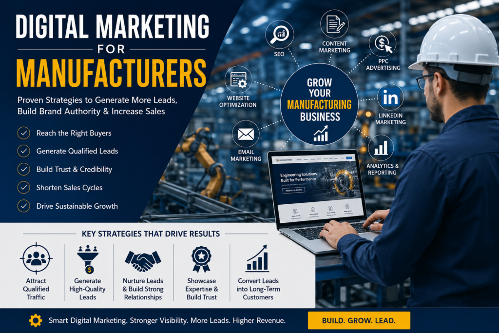 Digital Marketing for Manufacturers: Powerful Lead Guide 2026 1 digital marketing for manufacturers.