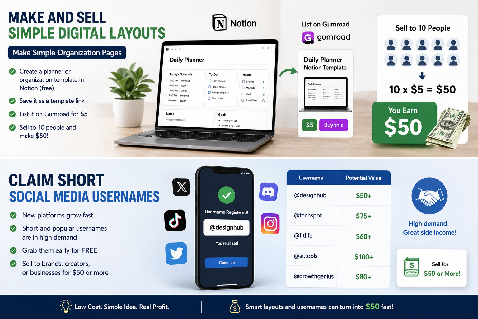 Make and Sell Simple Digital Layouts