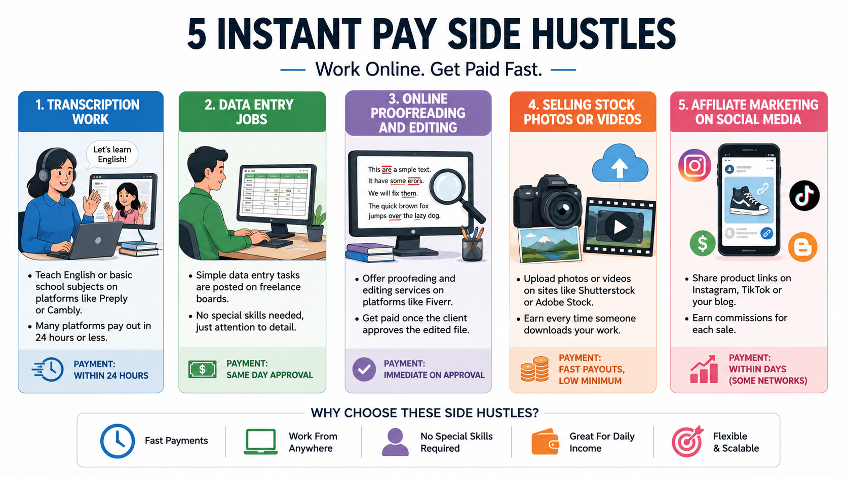 Side Hustles That Pay Daily: 15 Ways to Get Cash Same-Day 3 word image 27318 3