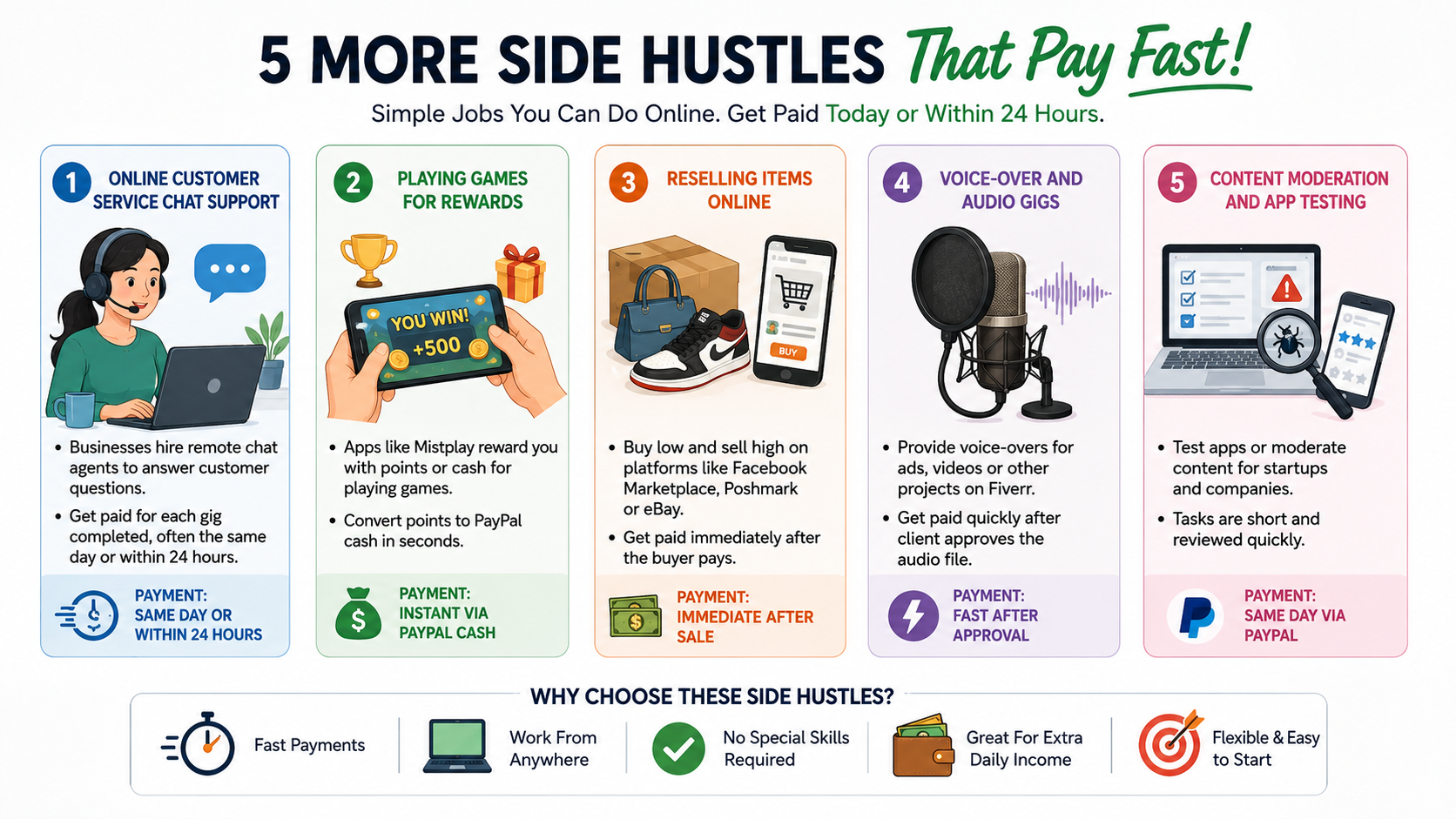 Side Hustles That Pay Daily: 15 Ways to Get Cash Same-Day 4 word image 27318 4