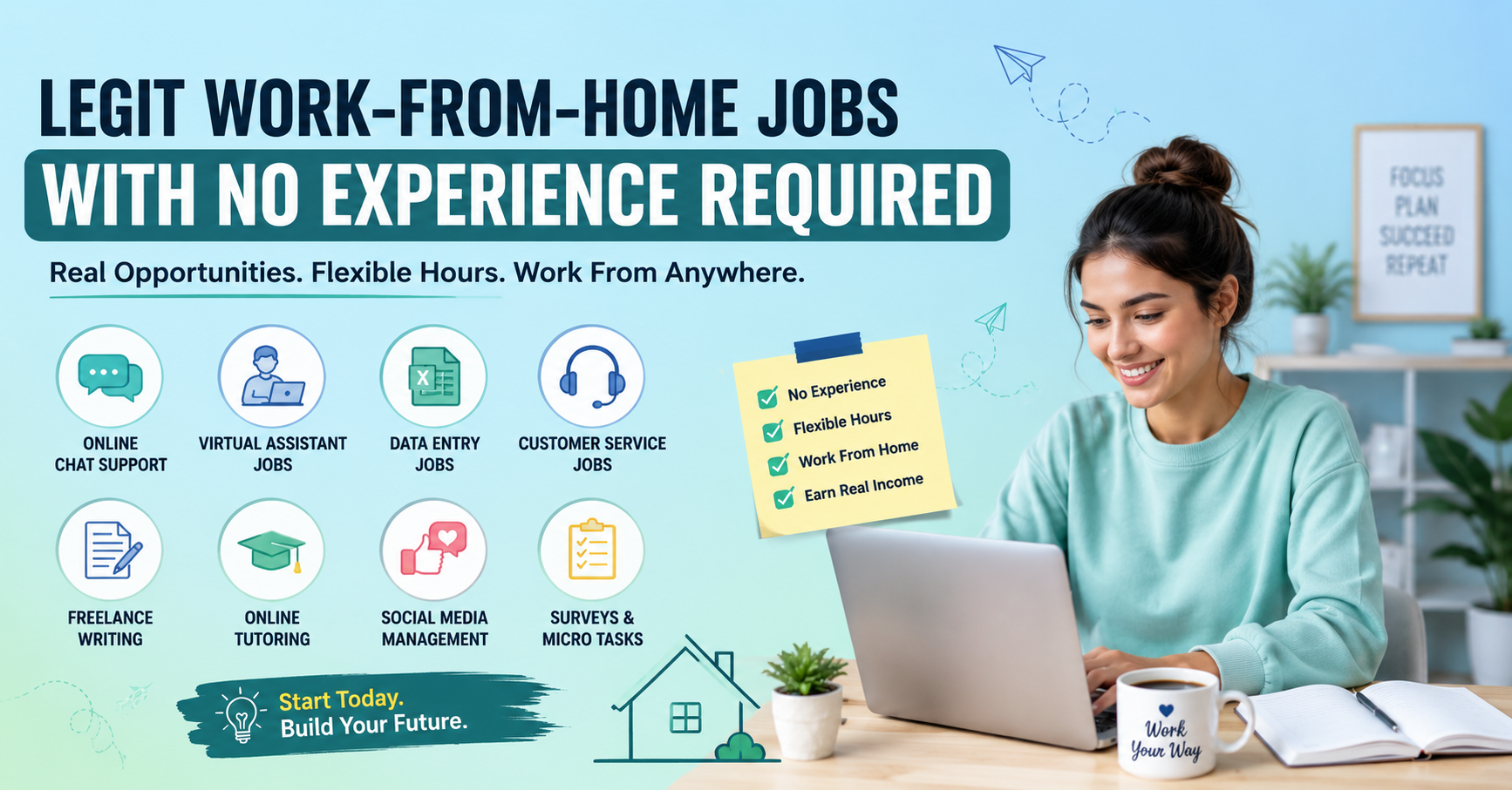 work from home with no experienced required