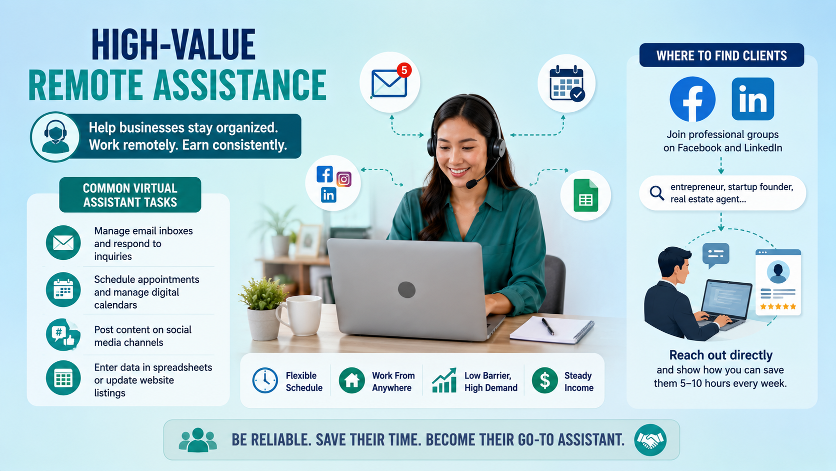 Side Hustles That Require Zero Startup Cost in 2026 2 high value remote assistance jobs