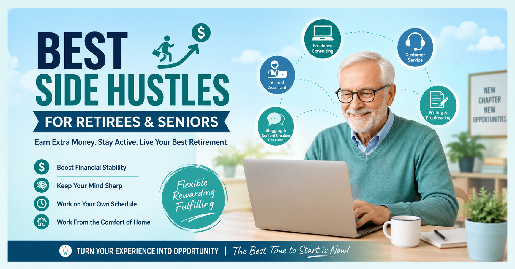 Best Side Hustles for Retirees and Seniors: 9 Easy Ways to Earn Extra Income 1 Side Hustles for Retirees