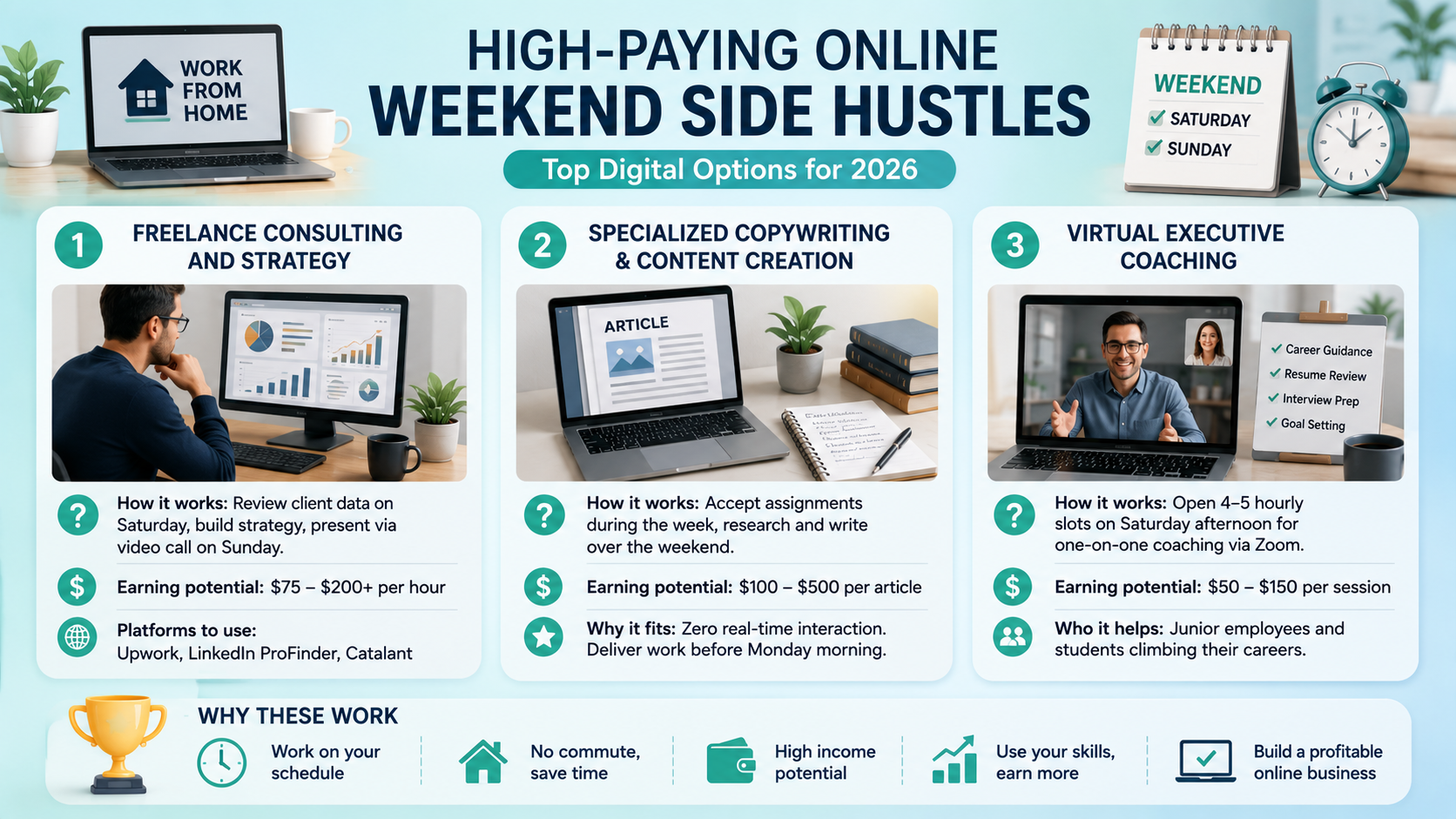high paying online weekend side hustles