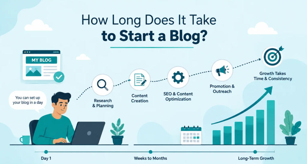 How Long Does It Take to Start a Blog