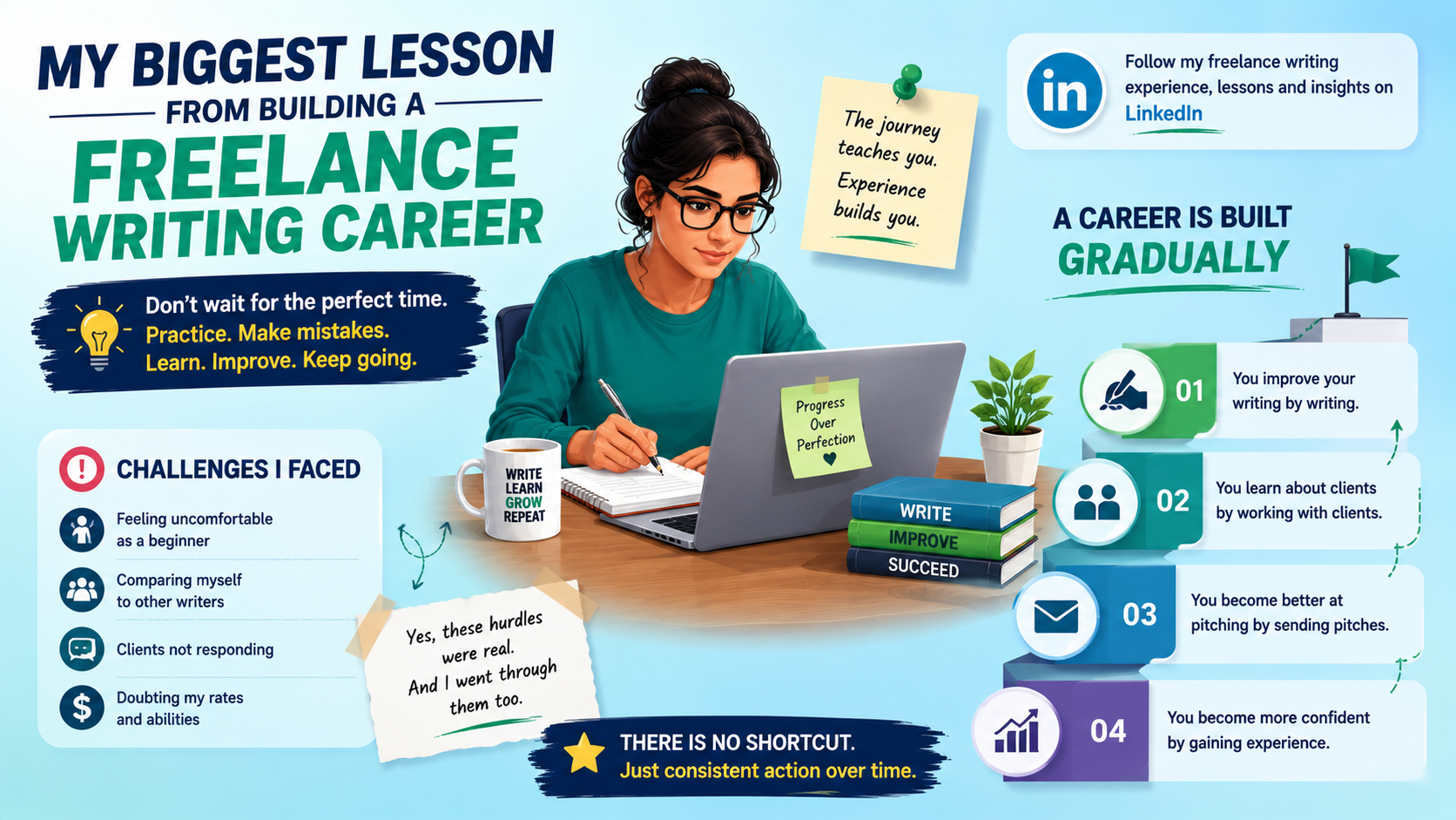 my biggest lesson from building a freelance writing career