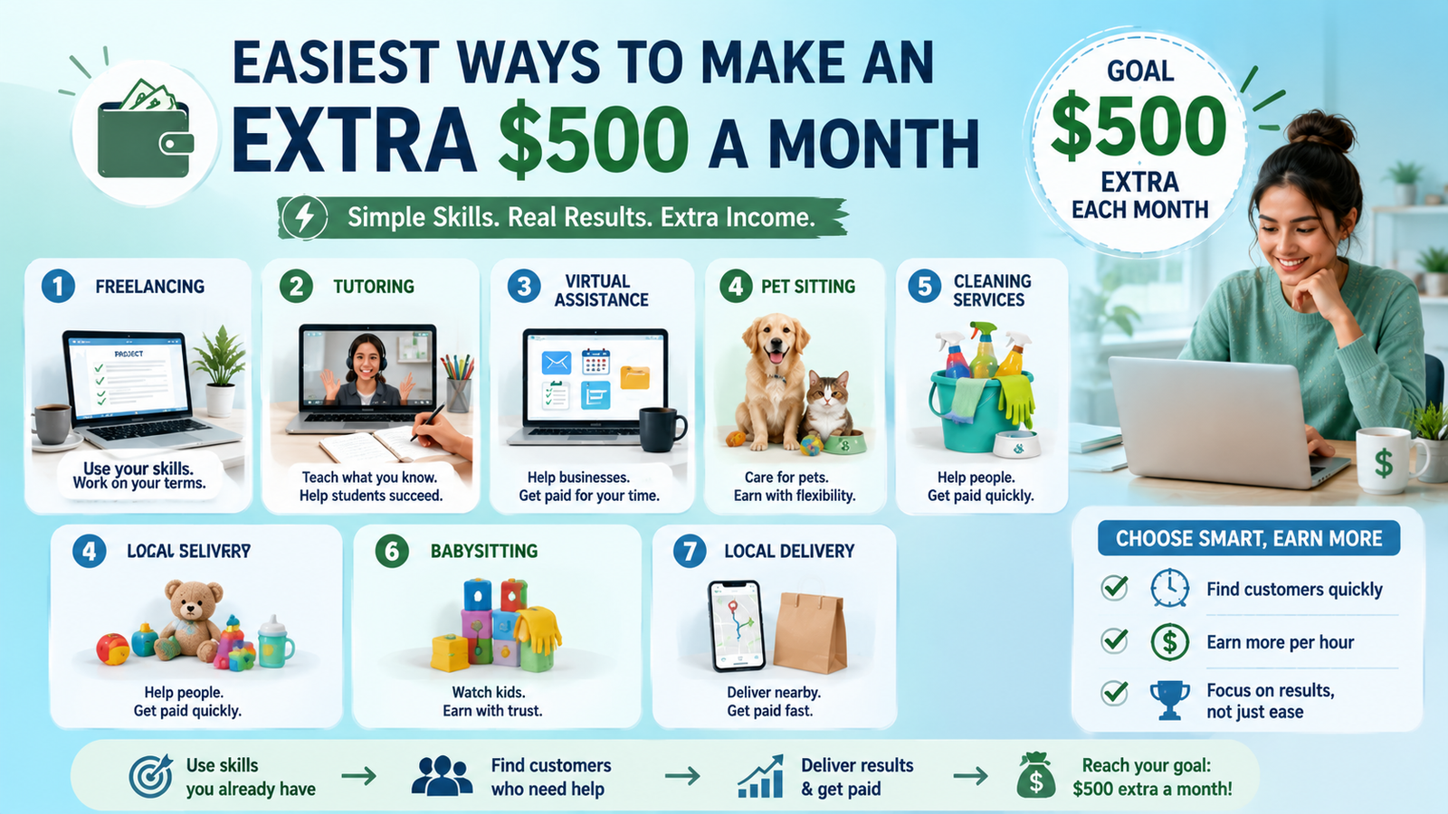 easiest ways to make an extra $500 a month