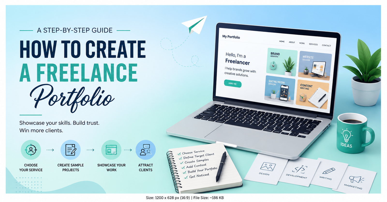 how to create a freelance portfolio from scratch