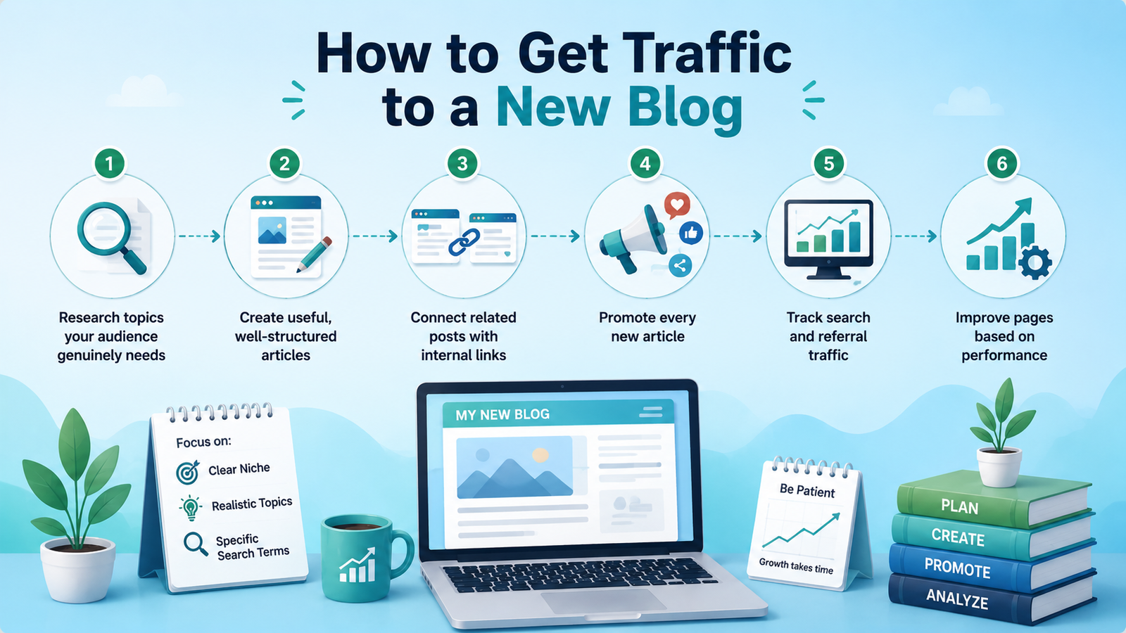 how to get traffic to a new blog