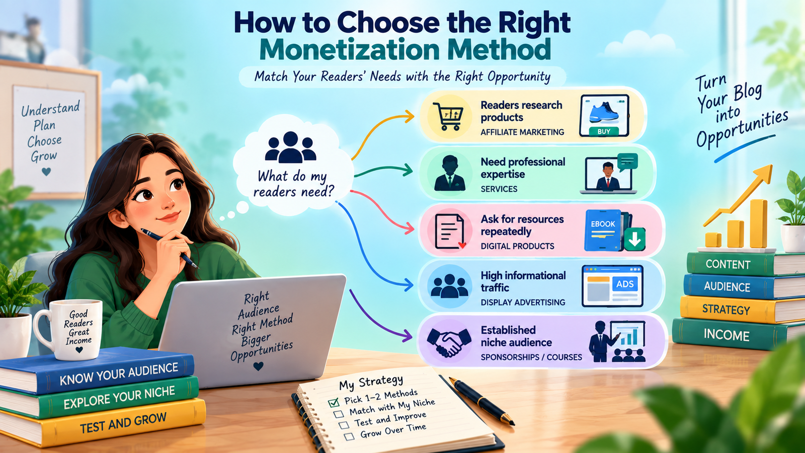 How to choose the right blog monetization method