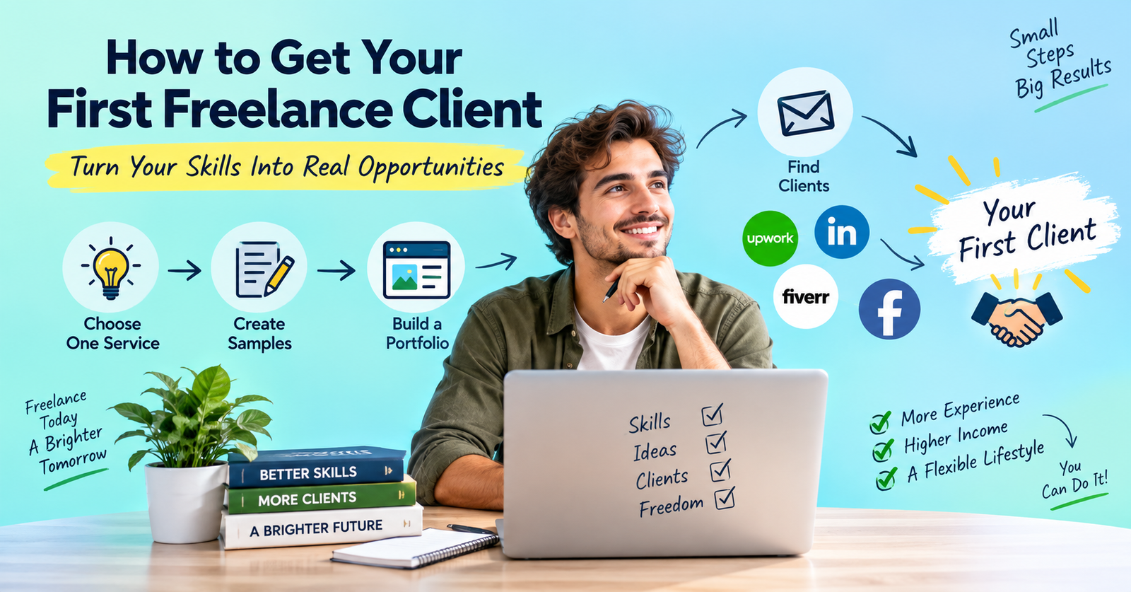 how to get your first freelance client 