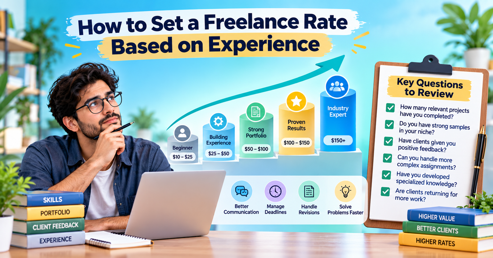 how to set a freelance rate based on experience
