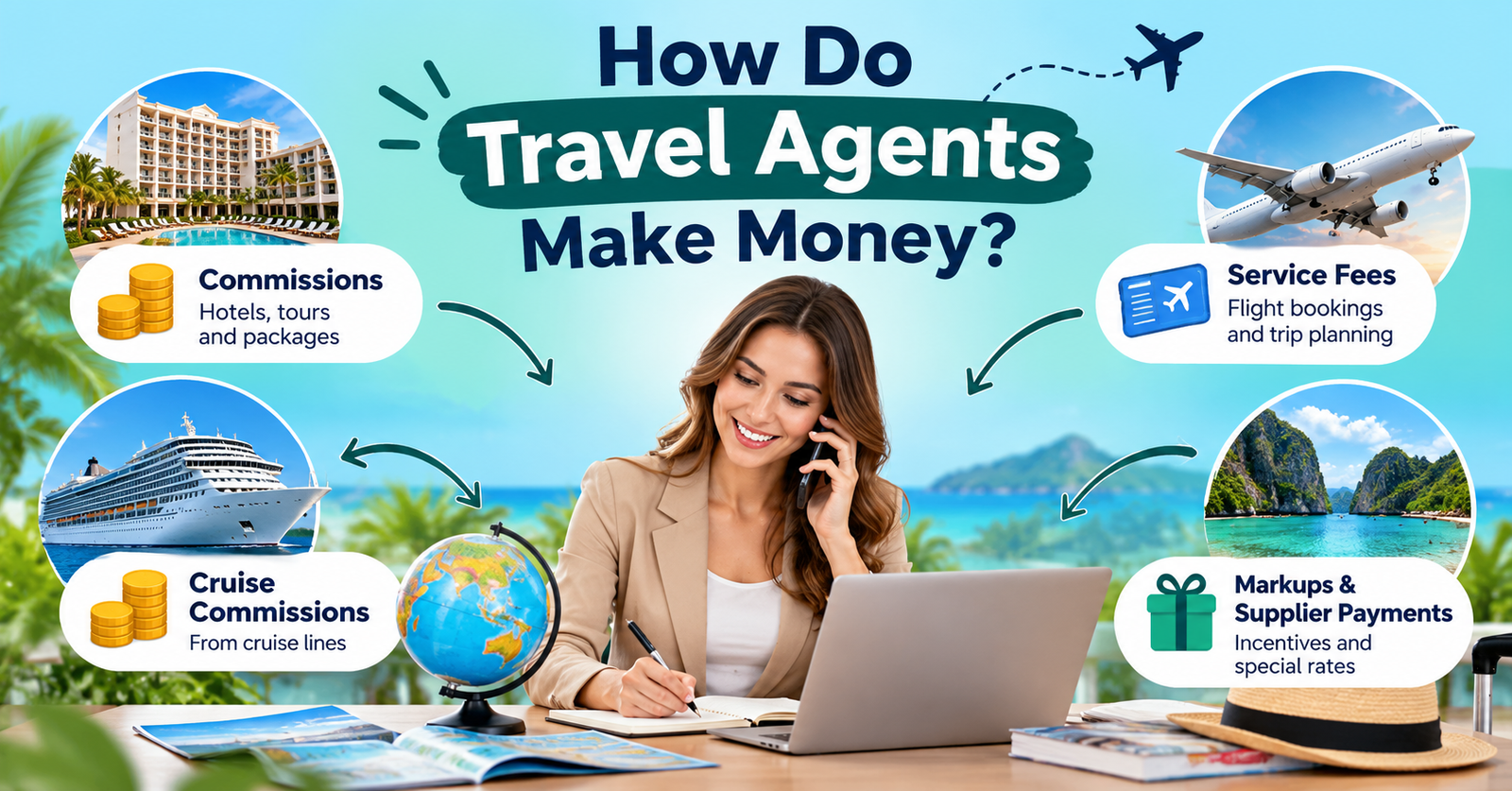 How Do Travel Agents Make Money? 8 Hidden Revenue Streams 1 how do travel agents make money