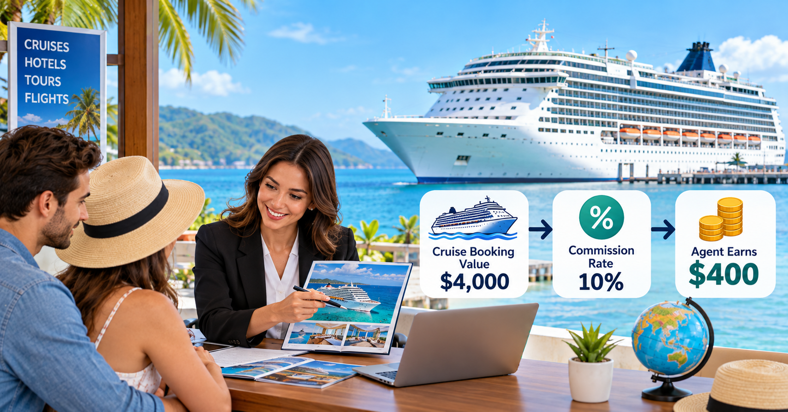 How Do Travel Agents Make Money? 8 Hidden Revenue Streams 2 How Do Travel Agents Make Money From Cruises?