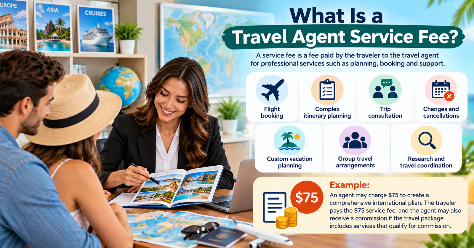 How Do Travel Agents Make Money? 8 Hidden Revenue Streams 3 What Is a Travel Agent Service Fee?