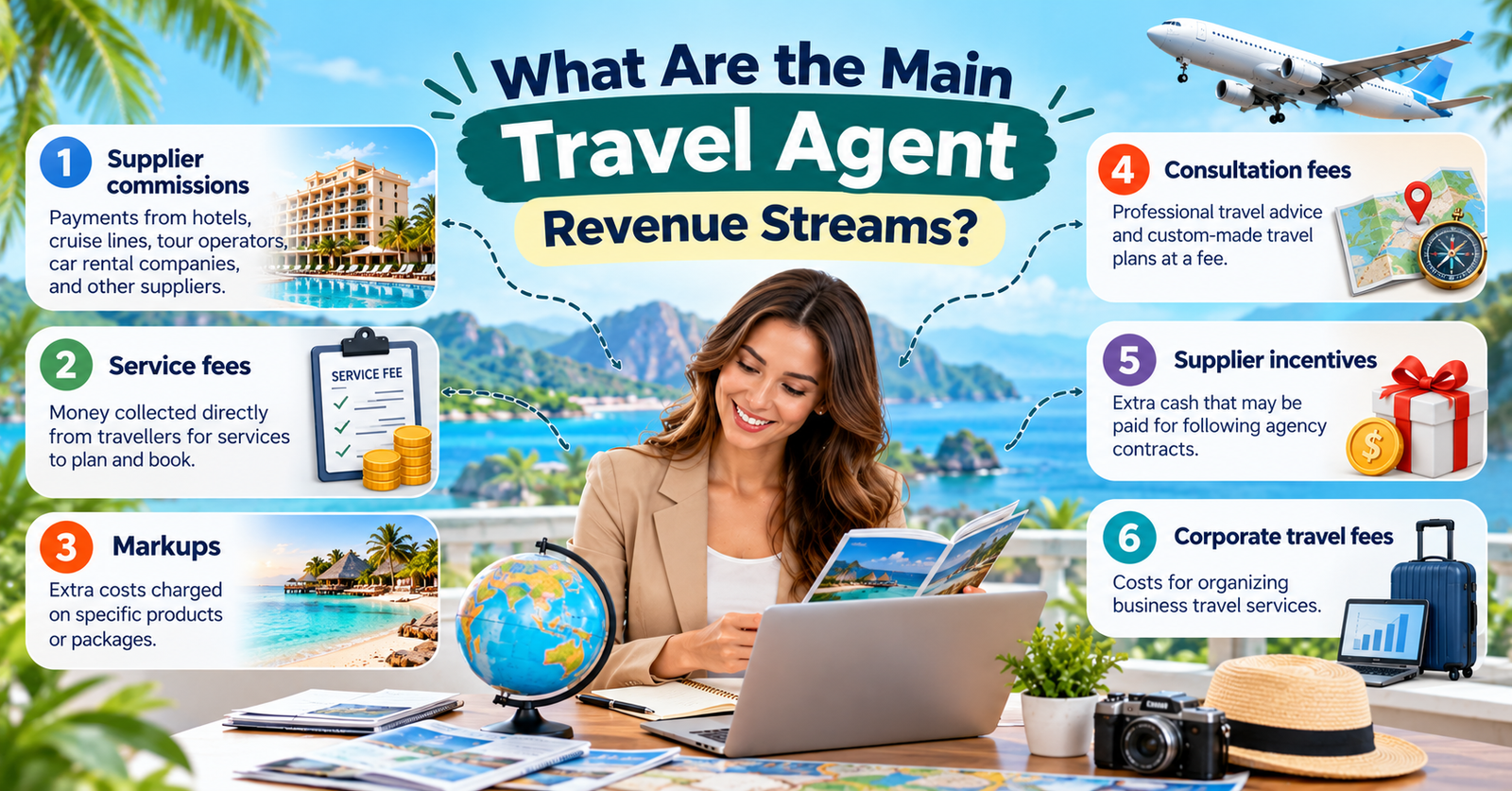 How Do Travel Agents Make Money? 8 Hidden Revenue Streams 4 What Are the Main Travel Agent Revenue Streams?