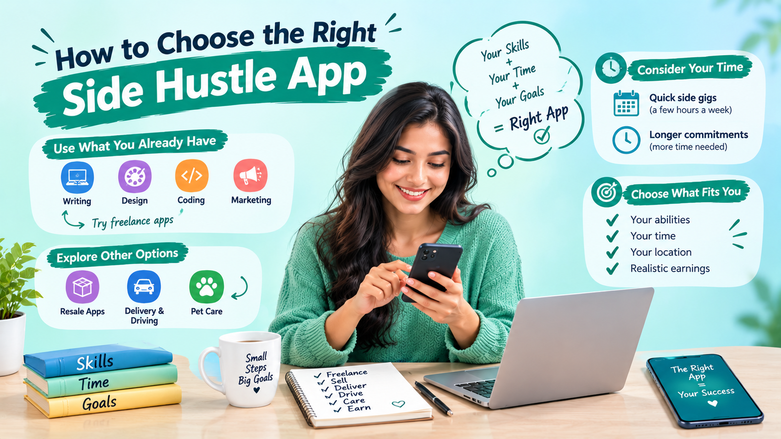 how to choose the right side hustle app