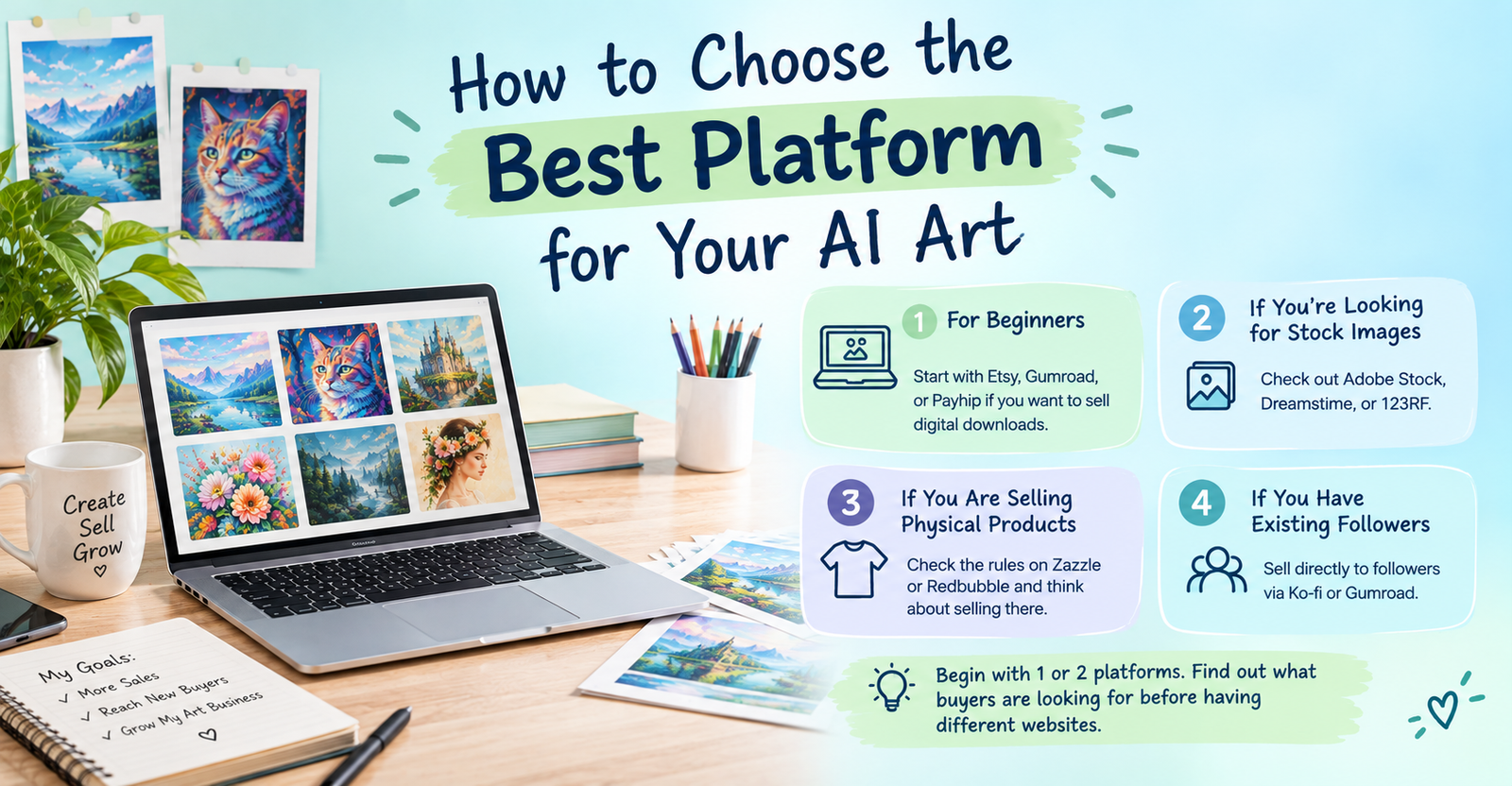 How to choose the best platform for your ai art