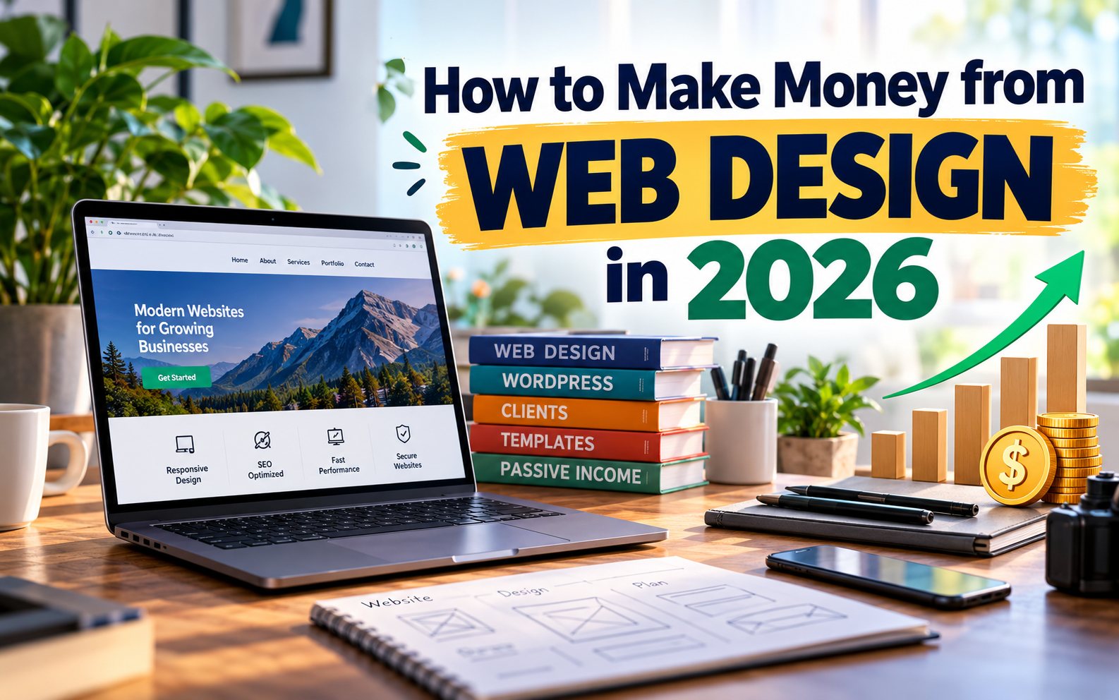 how to make money from web design in 2026