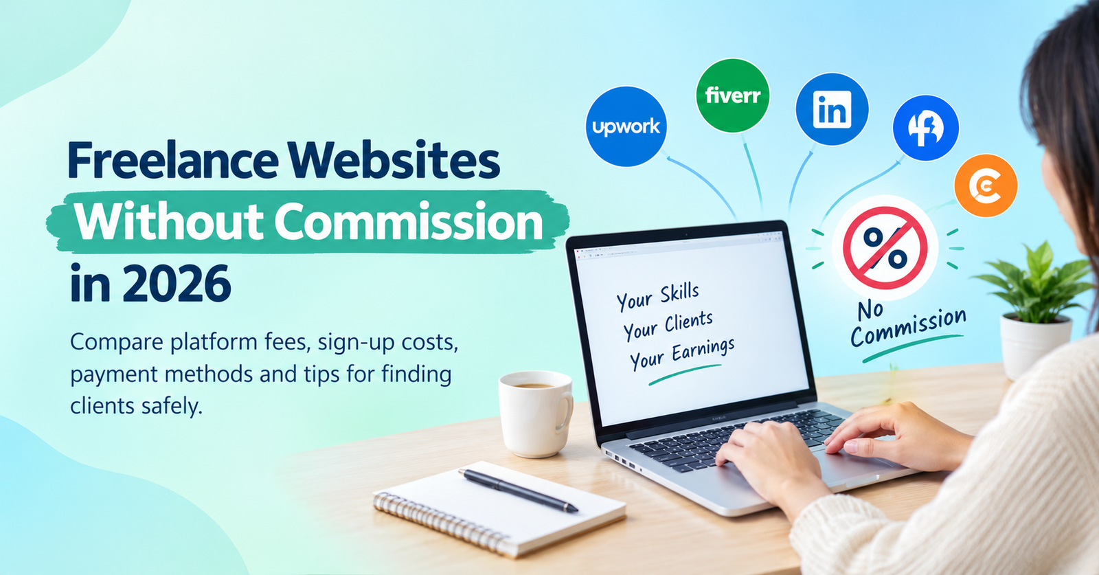 Freelance websites without commision in 2026