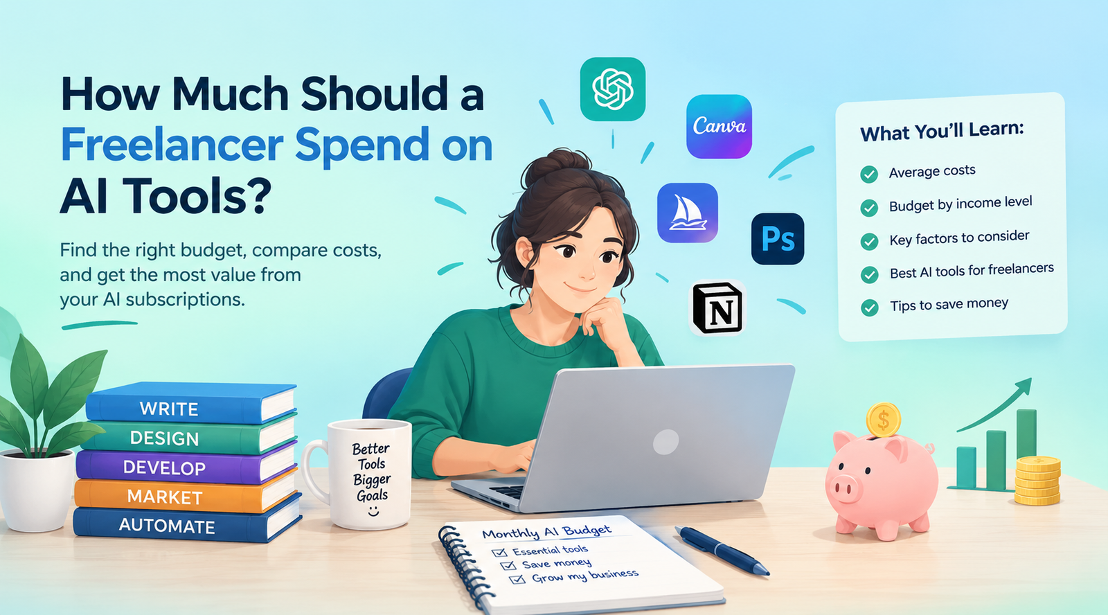 how much freelancers should spend on AI tools